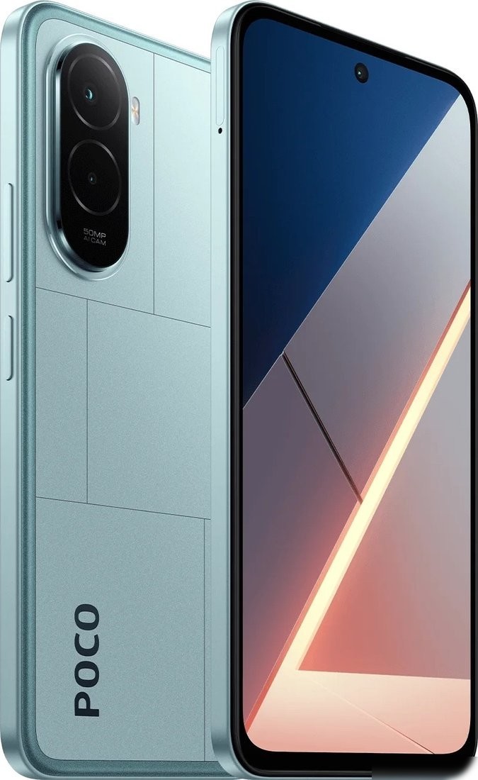 Телефон POCO M7 4G 6GB/128GB международная версия (голубой)