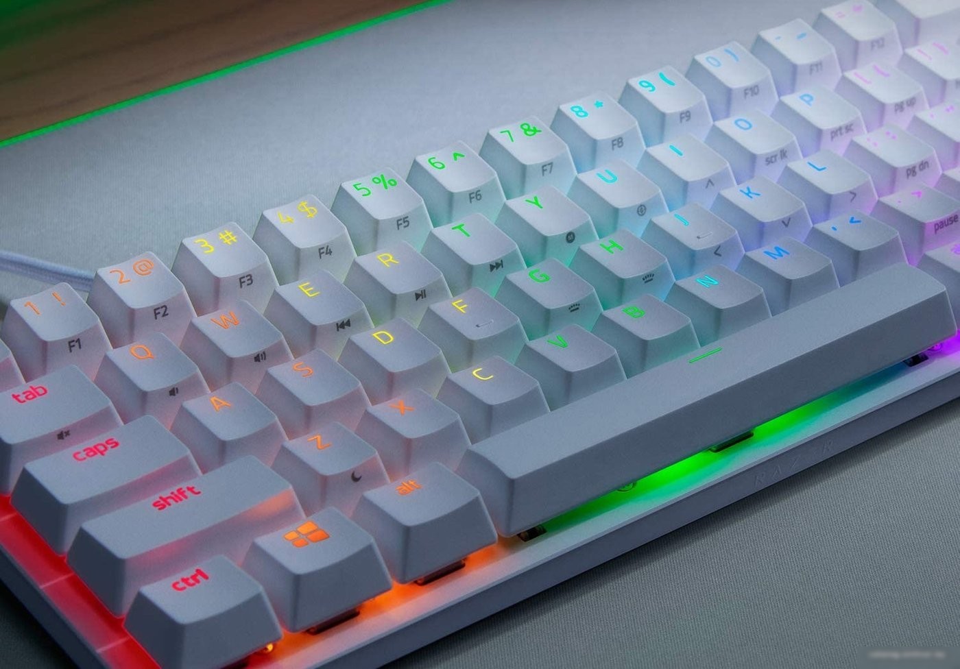 Клавиатура Razer Huntsman Mini Linear (белый)