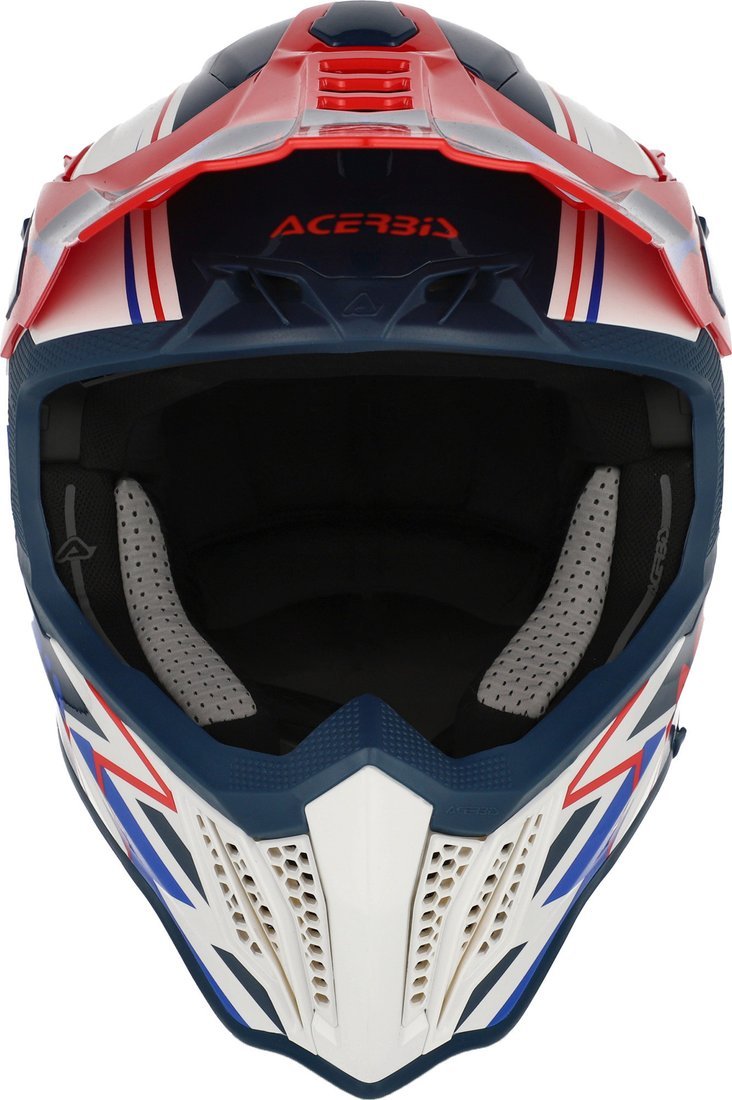 Мотошлем Acerbis Airstrike-X 0026905.034.064 (M, белый/синий/красный)