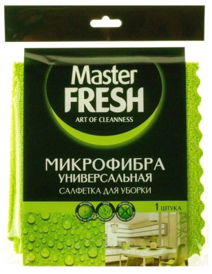 Салфетка хозяйственная Master Fresh из микрофибры универсальная