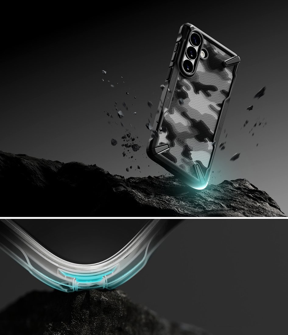 Чехол для телефона Ringke Fusion X для Galaxy S26 (Camo Black)