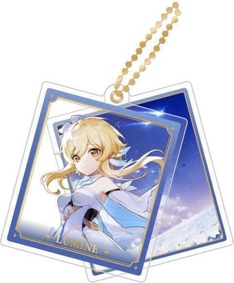Брелок miHoYo Genshin Impact Character Acrylic Strap Traveller Lumine GEN347