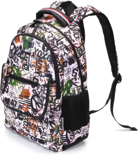 Школьный рюкзак Torber Class X T2743-WHI-BLK