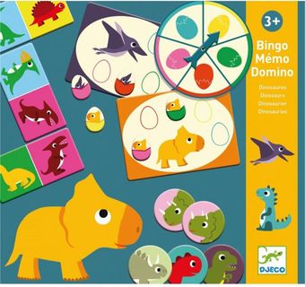 Настольная игра Djeco Развивающая игра Мемо Динозавры 08132