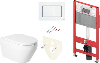Унитаз подвесной Saniteco KW-9009W + TECE Kit 9400413