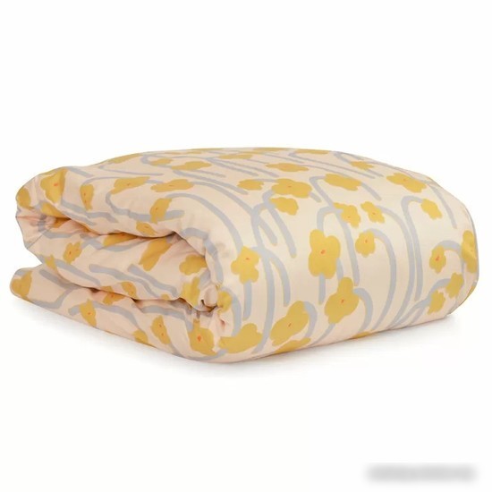 Постельное белье Tkano Scandinavian touch TK22-DC0008 (горчичный/полярный цветок)
