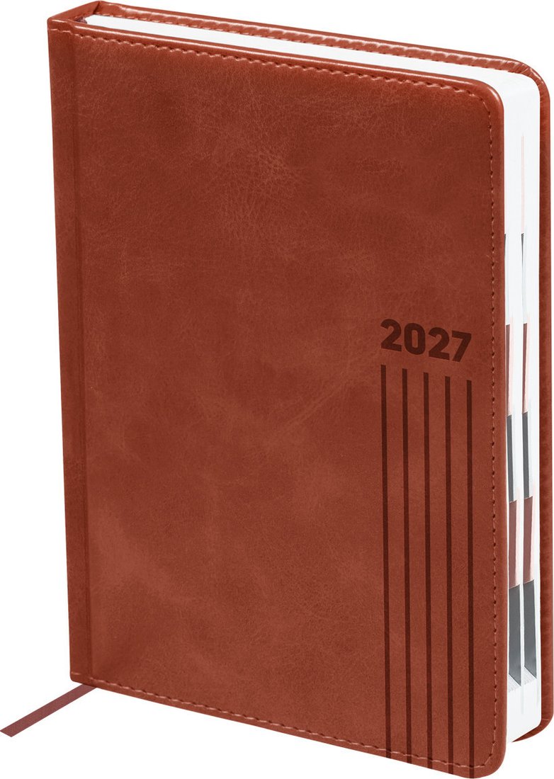 Ежедневник BG Vesper Index. Brown DdА5_68095 (176л)