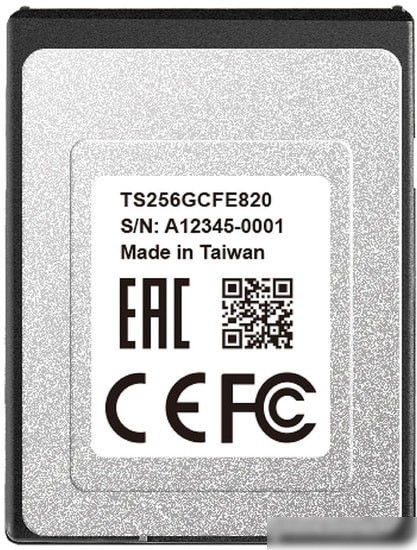 Карта памяти Transcend CFexpress 820 Type B 256GB TS256GCFE820