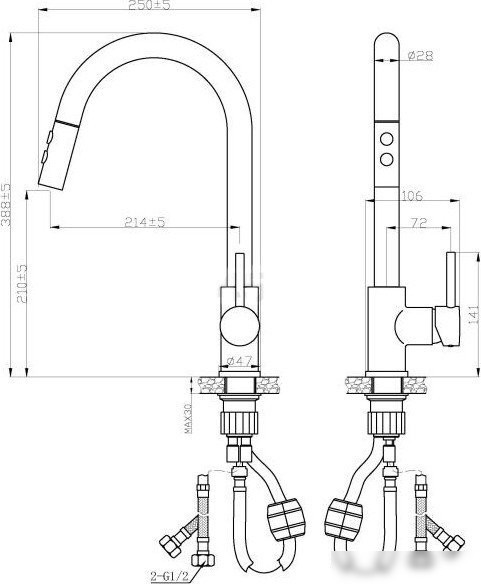 Смеситель AV Engineering AVTRO1-10698CH