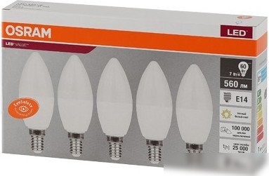 Светодиодная лампочка Osram LED Value 4058075577923 (5 шт)