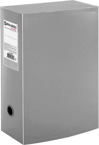 Коробка архивная BRAUBERG Energy 236855 (серый)