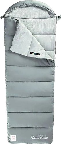 Спальный мешок Naturehike CNK2350WS023 M300 (серый, молния слева)