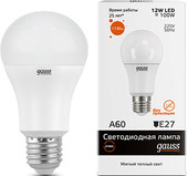 Светодиодная лампа Gauss Elementary E27 12Вт 2700K [23212]