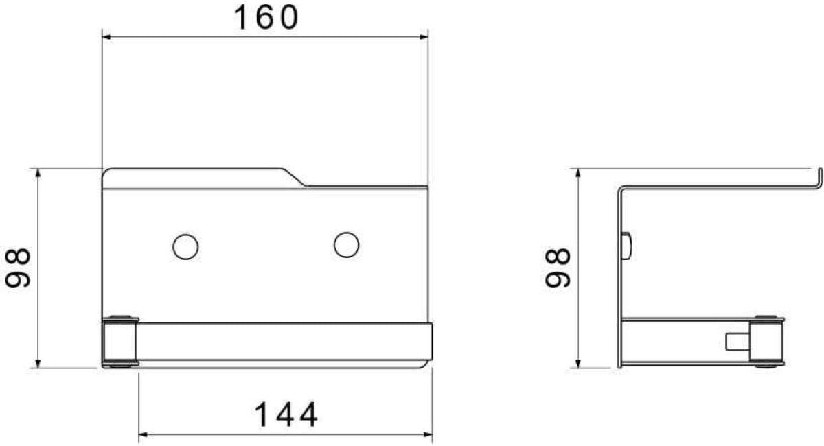 Держатель для туалетной бумаги Aquatek Либра AQ4929CR