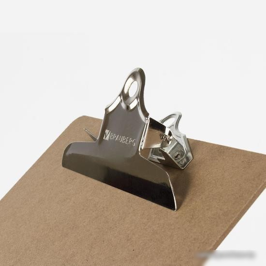 Планшет с зажимом BRAUBERG 232228 (коричневый)