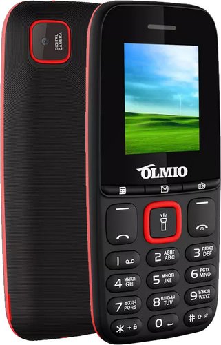 Кнопочный телефон Olmio A15 (черный)