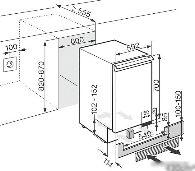 Винный шкаф Miele KWT 6321 UG