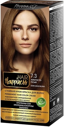 Белита-М Hair Happiness Стойкая 7.3 золотисто-русый