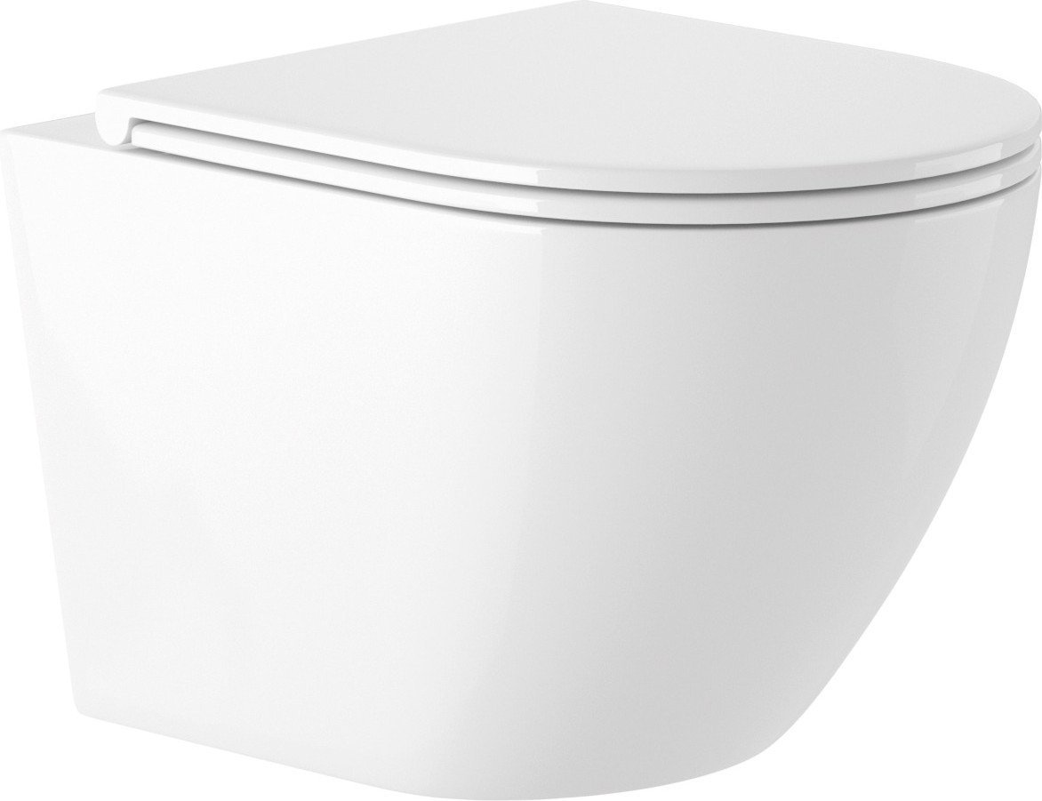Унитаз подвесной Saniteco KW-9003W Rimles + GROHE Rapid SL 38721001