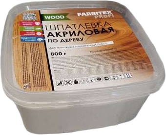 Шпатлевка Farbitex Profi Wood по дереву (махагон, 800 г)