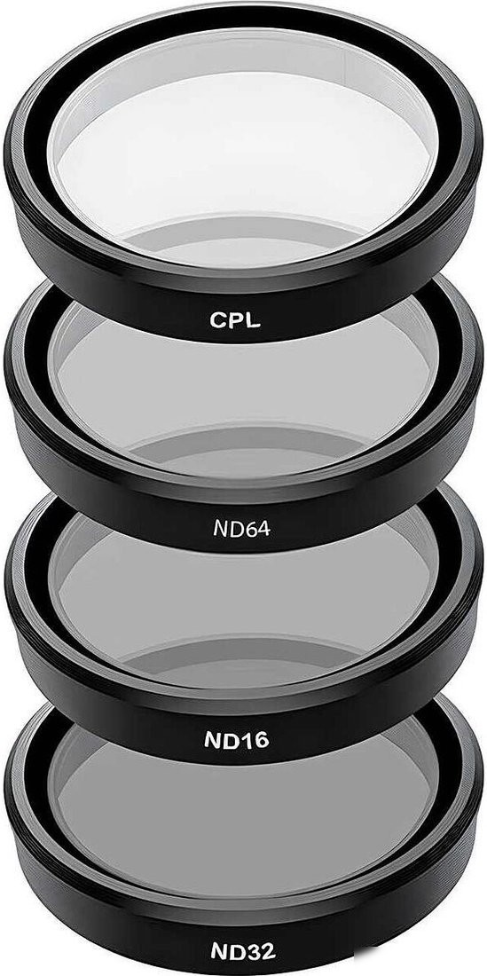 Набор аксессуаров Zarrumi Filter Set D5 для DJI Osmo Actio 5 Pro, 4