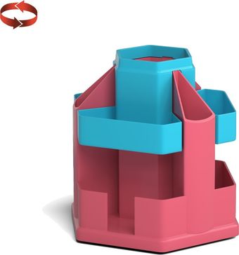 Органайзер настольный Erich Krause Office Bubble Gum 57991 (розовый/голубой)