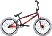 Велосипед Stark Madness BMX 3 2024 (бордовый/оранжевый/серый)