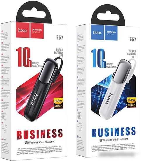 Bluetooth гарнитура Hoco E57 (белый)