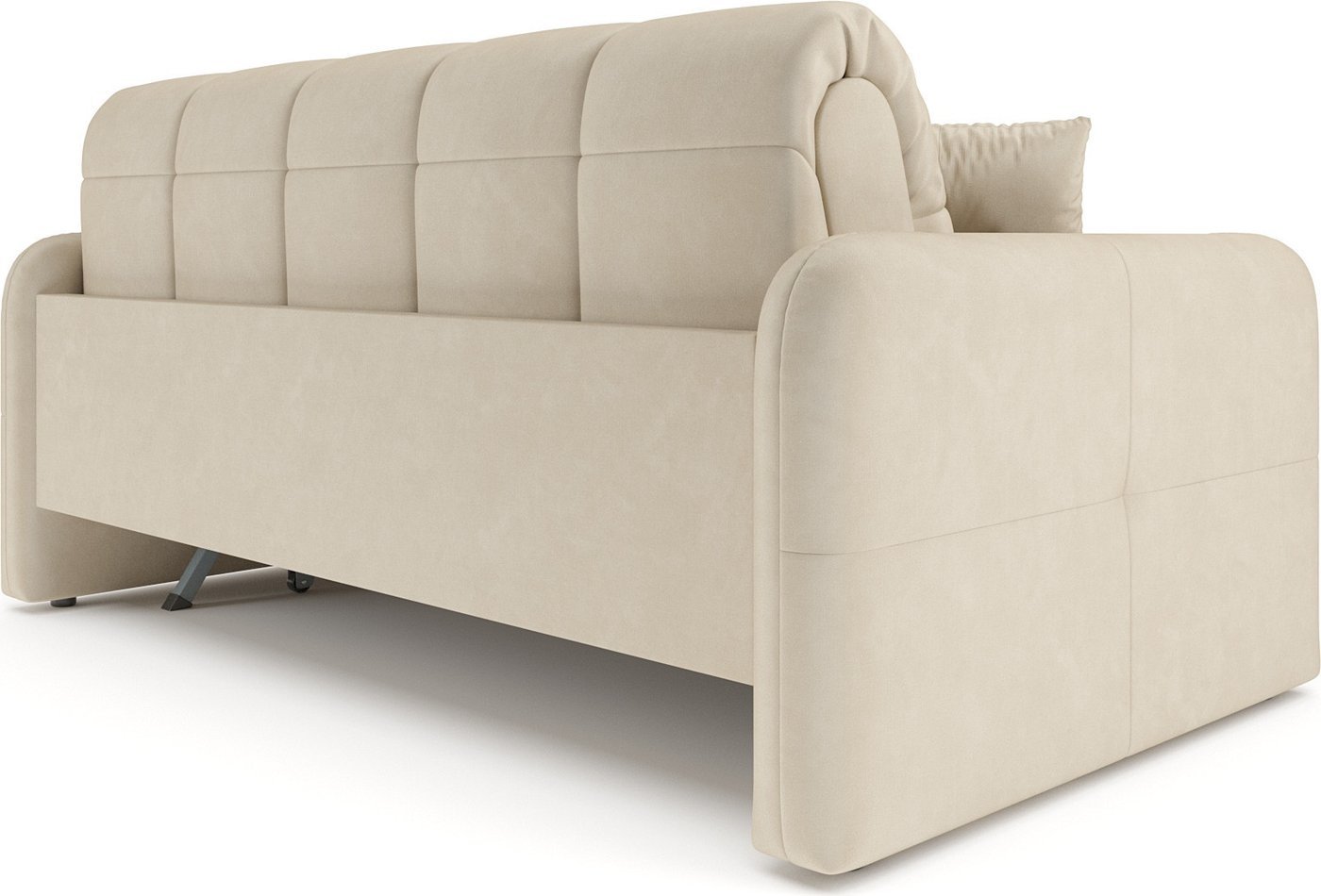 Диван Мебель-АРС Аккордеон Свег НПБ 140x200 (бархат бежевый Star Velvet 6 Light Beige)