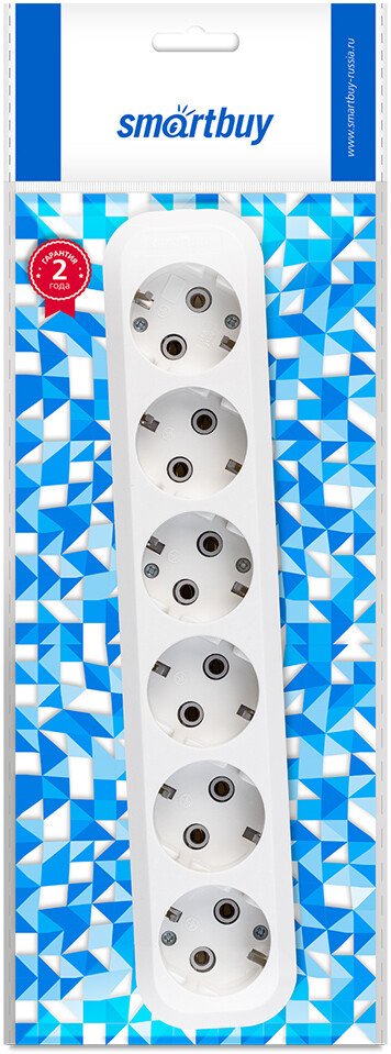 Колодка удлинителя SmartBuy SBE-16-6-00-Z