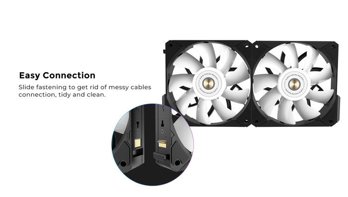 Вентилятор для корпуса ALSEYE i12W