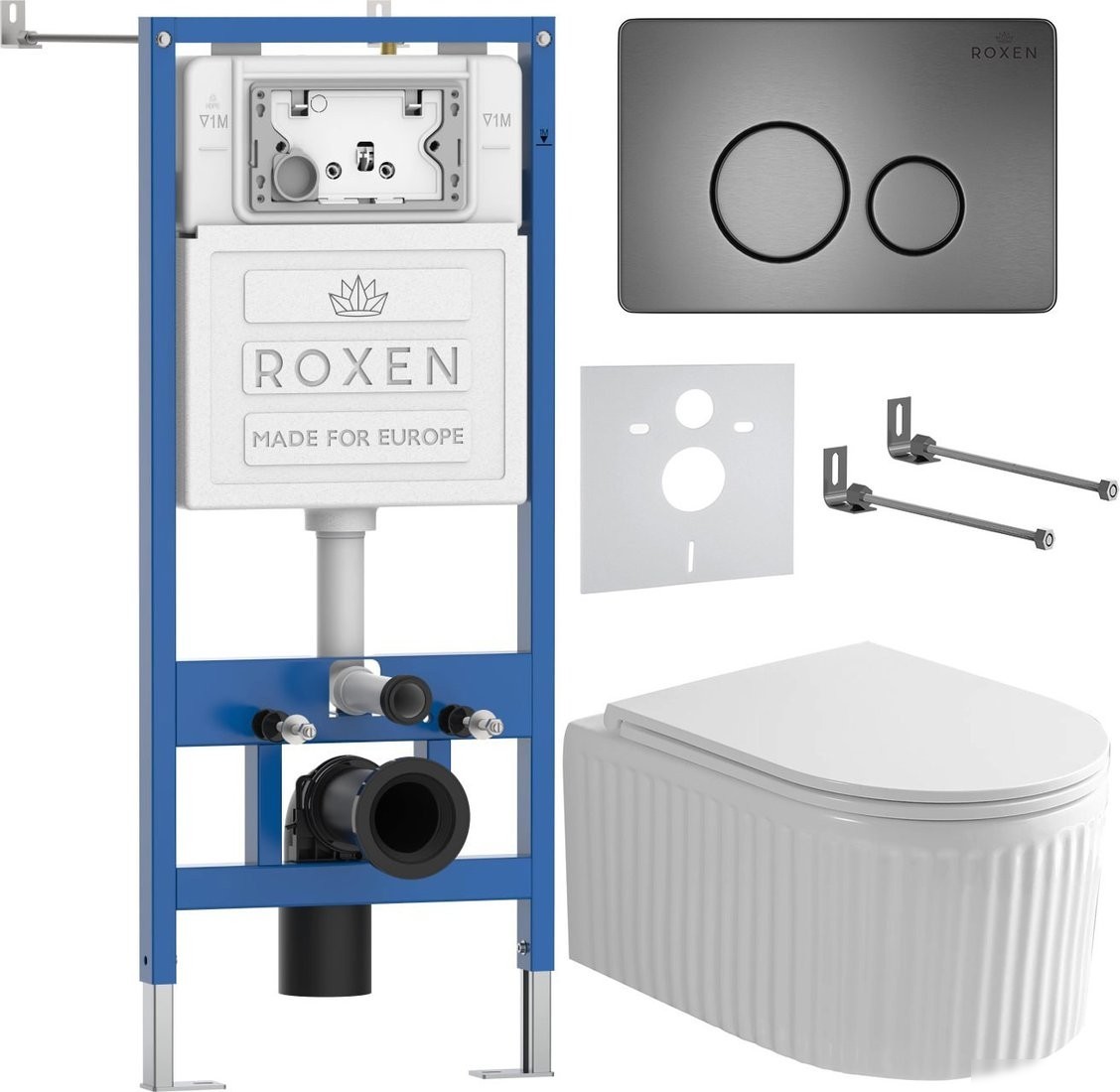 Унитаз подвесной Roxen StounFix Dual Fresh 968283