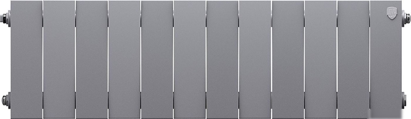 Биметаллический радиатор Royal Thermo PianoForte 200 Серебристый - 12 секций