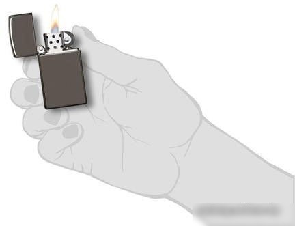 Зажигалка Zippo Slim 20492 Black Ice