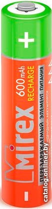 Аккумуляторы Mirex AAA 600mAh 2 шт HR03-06-E2