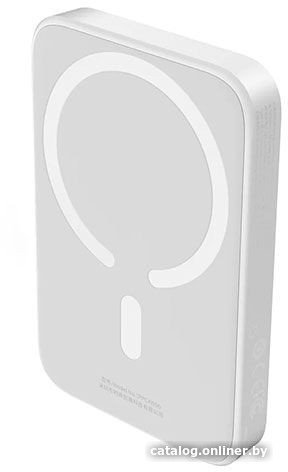 Внешний аккумулятор Baseus Magnetic Mini Air Wireless Fast Charge Power Bank 20W 6000mAh (белый, китайская версия)