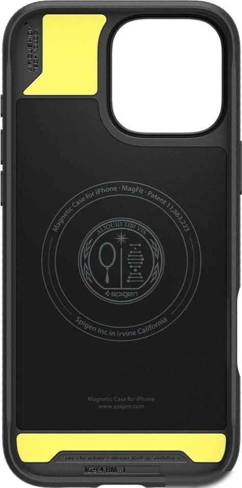 Чехол для телефона Spigen Rugged Armor Mag Magsafe для iPhone 16 Pro Max Matte Black
