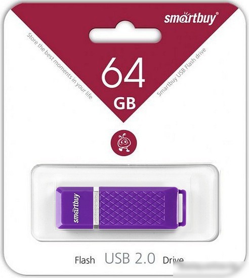 USB Flash Smart Buy Quartz Violet 64GB [SB64GBQZ-V]