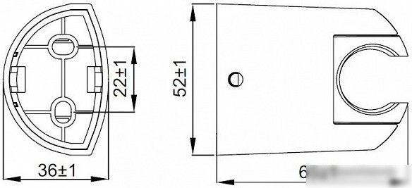 Держатель душевой лейки IDDIS 020CP00I53