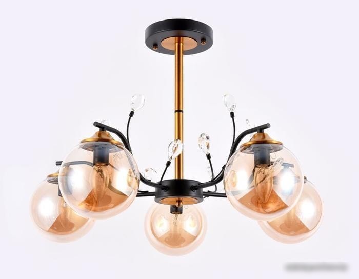 Подвесная люстра Ambrella light Traditional TR9072/5 BK/TI