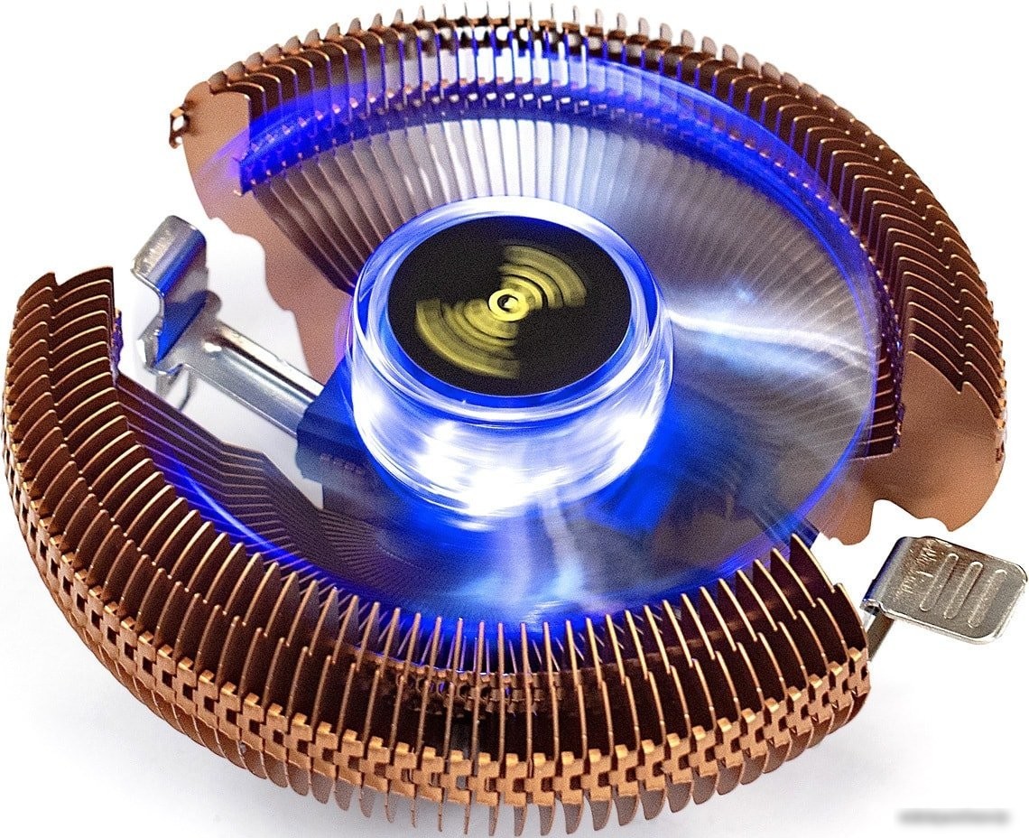 Кулер для процессора ExeGate Wizard EE91-Cu.BLUE EX286153RUS