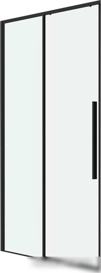 Душевая дверь Grossman Galaxy 110x195 1/2.K33.01.11.21.00 (черный матовый/прозрачное стекло)