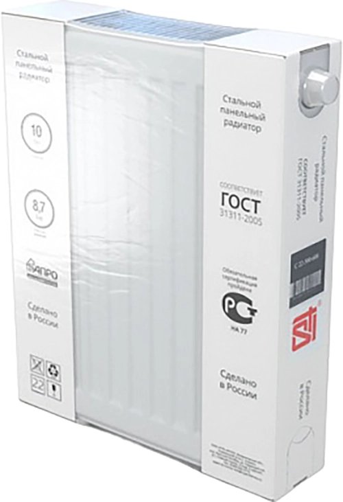 Стальной панельный радиатор STI Ventil Compact 22 500x500