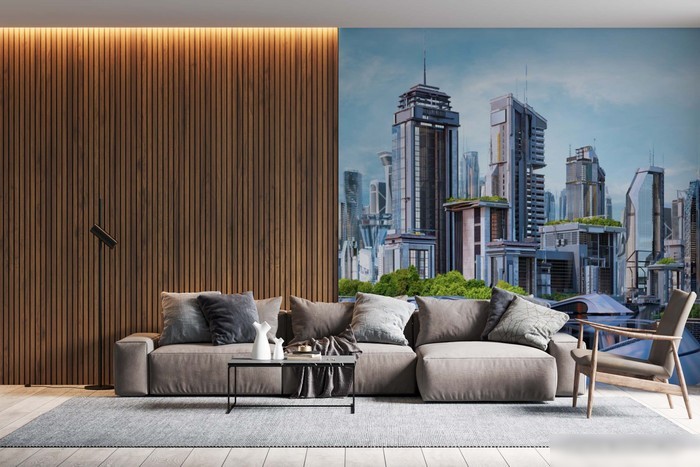Фотообои ФабрикаФресок Город Будущего 583270 (300x270)
