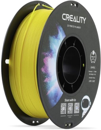 Пластик Creality CR-PETG 1.75 мм 1 кг (желтый)
