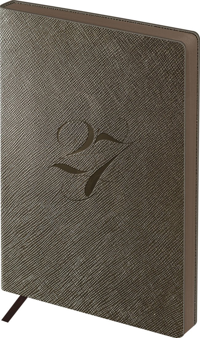 Ежедневник BG Shine. Dune 2027г DdА6+_68164 (176л, коричневый/зеленый)