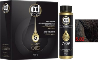 Масло для окрашивания Constant Delight Olio-Colorante 5.02 светлый каштановый натуральный пепельный