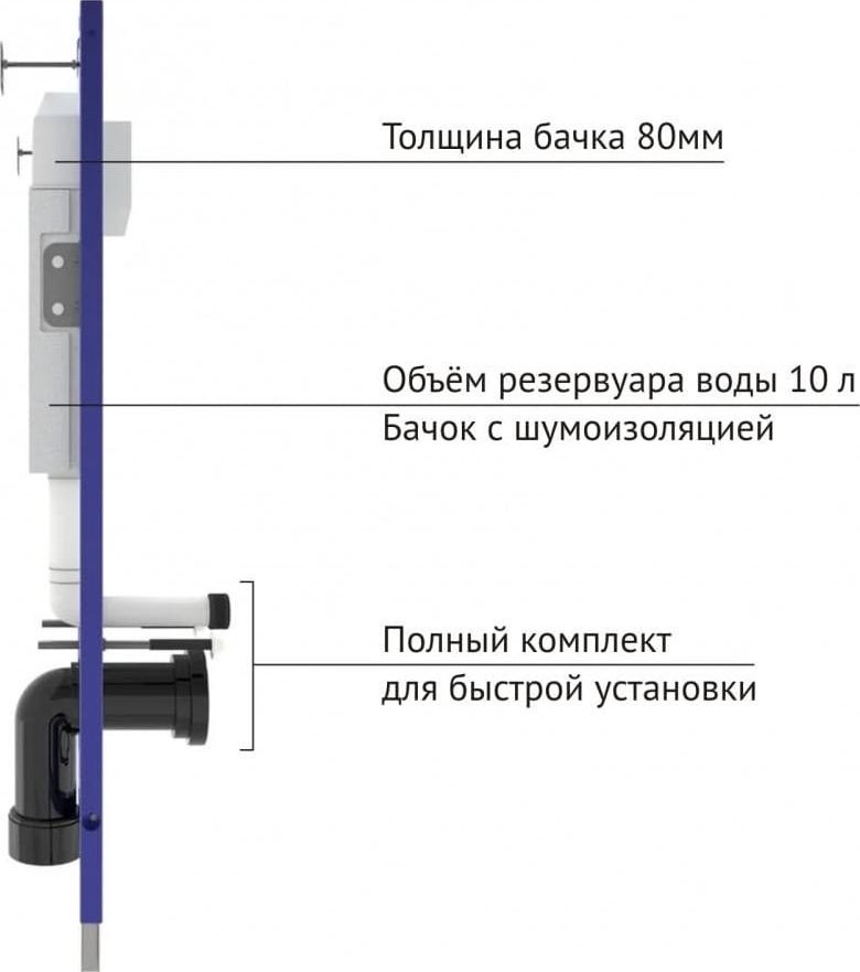 Унитаз подвесной Cersanit Carina S-MZ-CARINA-XL-COn-S-DL-w + 525 040000 + D3 040033