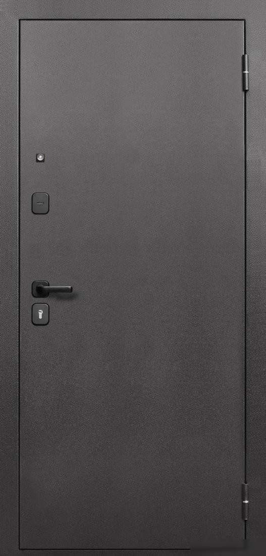 Металлическая дверь Guard Зеркало 86x205 правая (серебристый/белый матовый)