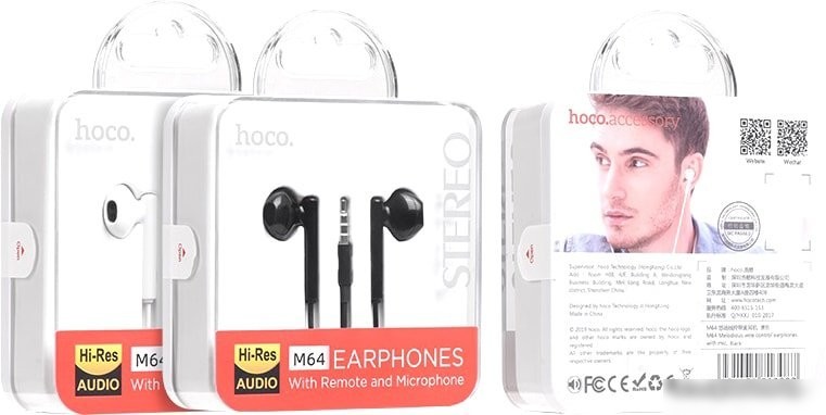 Наушники Hoco M64 (черный)